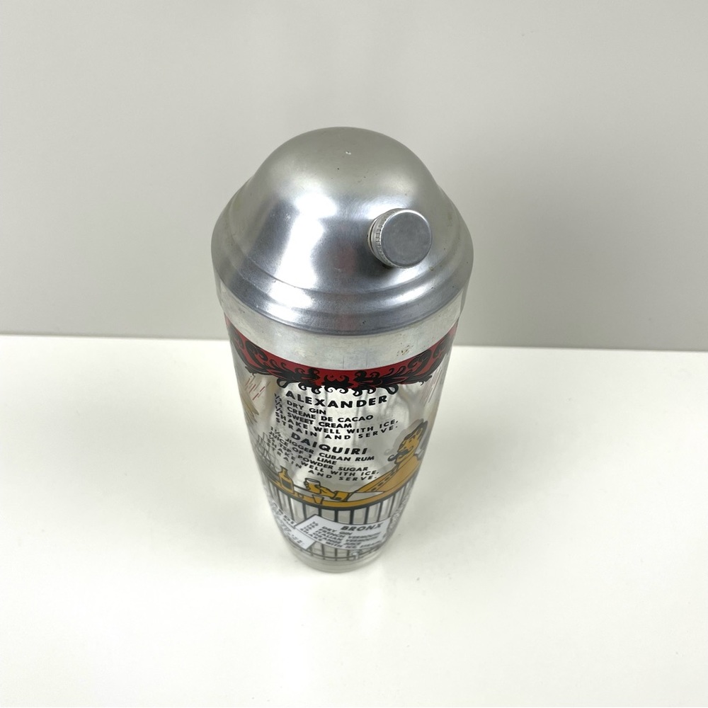 Hazel-Atlas "Ragtime" 10 inch Cocktail Shaker - Picture 4 of 7